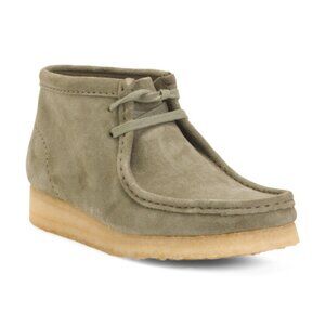 CLARKS Suede Wallabee Comfort Boots
